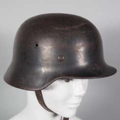 Stahlhelm Wehrmacht M40 Luftwaffe ET64 mit Originallack!