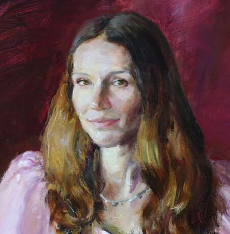 "Соня" Масло на холсте на подрамнике Oil paint Impressionism Portrait Ukraine 2023 - photo 1