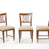 Paolo Buffa. Three chairs. Probabile esecuzione F.lli… - photo 1