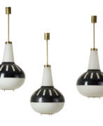 Max Ingrand. MAX INGRAND. Three suspension lamps model "1954". Pro…