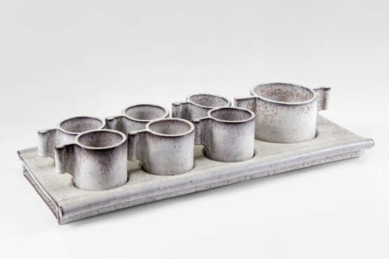 Alessio Tasca. Tray composed of six small cups and suga… - Foto 1