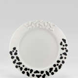 Ettore Sottsass. Ceramic plate glazed in black and white… - фото 1