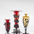 Manifattura di Murano. Lot consisting of a large trumpet vase w… - Auction prices