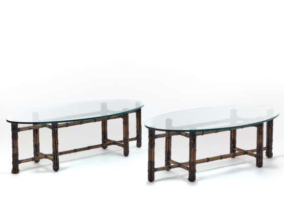 Lyda Levi. Pair of small tables in peeled manao and… - Foto 1