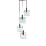 Four-light suspension lamp with polished… - photo 1