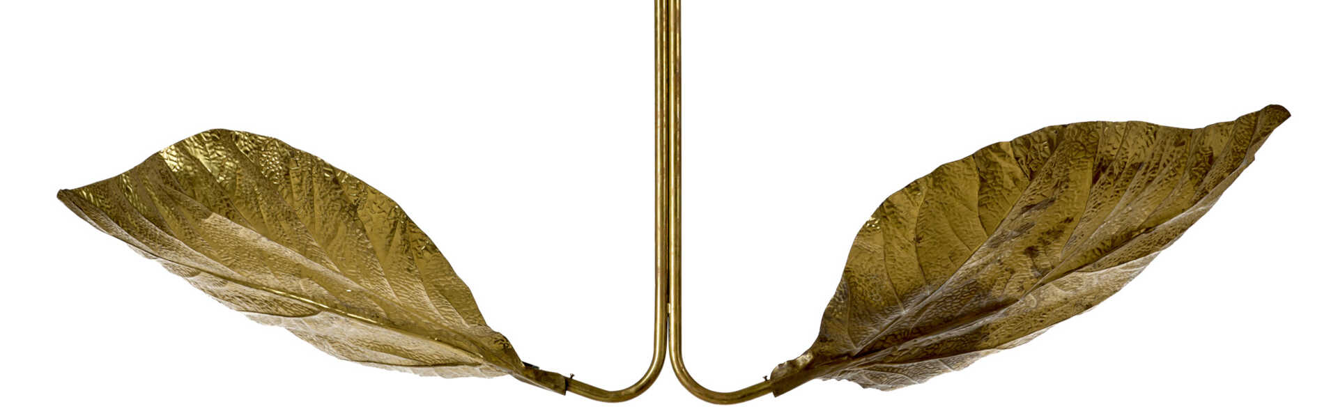 Tommaso Barbi. Suspension lamp in profiled brass with e…