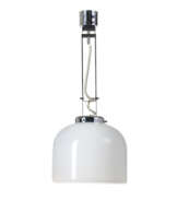 Veart. Suspension lamp with chromed metal struc…