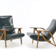 Carlo Mollino. Pair of armchairs model "888 Gilda". Pro… - Аукционные цены