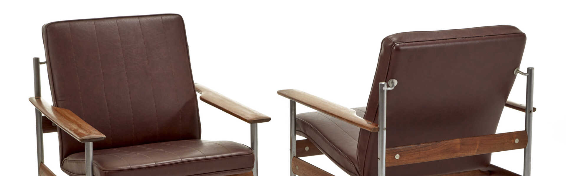 Sven Ivar Dysthe. Pair of armchairs model "1001 AF". Produ…