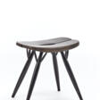Ilmari Tapiovaara. Black-painted wooden stool of the series… - Prix ​​des enchères