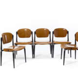 Eugenio Gerli. Group of five chairs model "S832". Produ… - фото 1