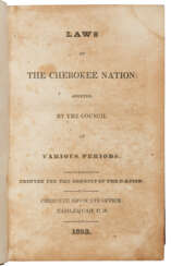 The Constitution and Laws of the Cherokee Nation