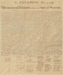 The Declaration of Independence, 4 July 1776