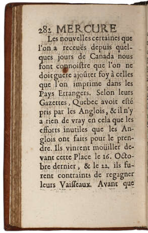 Earliest printed account of the Battle of Quebec - photo 2