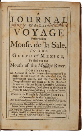 A Journal of the Last Voyage Perform`d by Monsr. de la Sale to the Gulph of Mexico, to find out the Mouth of the Missisipi River - photo 2