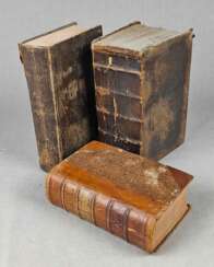 3 religiöse Bücher 1757 bis 1832