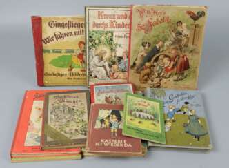 Posten von 13 Kinderbüchern 1930/50