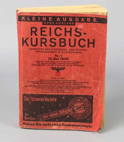 Reichs-Kursbuch 1938 - фото 1