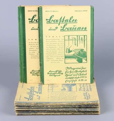 33 Hefte *Basteln und Bauen* 1930/33 - Foto 1
