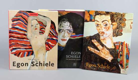 3 Kunstbände *Egon Schiele* - Foto 1