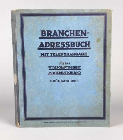 Branchen Adreßbuch mit Telefonangabe 1936 - photo 1