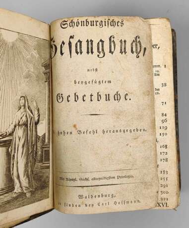 2 Schönburgische Gesangsbücher 1795 - Foto 2