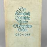 Der Königlich Sächsische Militär-St. Heinrichs-Orden 1736-1918 - Foto 1