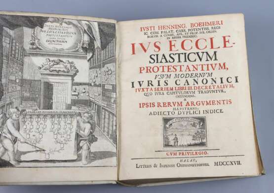 Lateinisches Buch 1717 - Foto 1