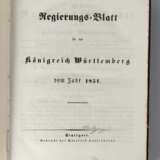 6x Regierungs-Blatt Königreich Württemberg 1851/69 - Foto 2