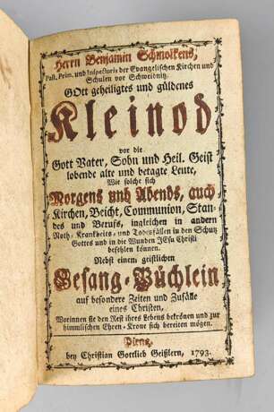 Gott heiligstes und güldenes Kleinod, Pirna 1793 - фото 1