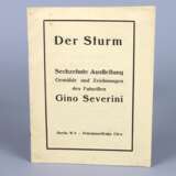 Galerie der Sturm, Berlin 1913, Katalog Severini - photo 1
