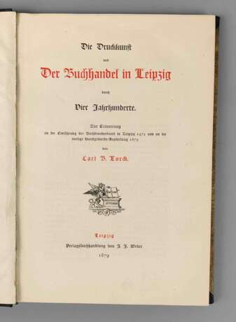 Die Druckkunst und Der Buchhandel in Leipzig durch Vier Jahrhunderte - фото 1