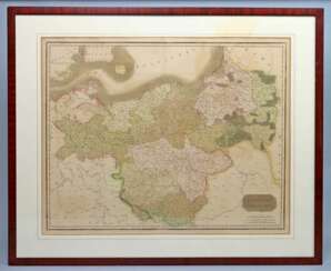 historische Kupferstich Landkarte
