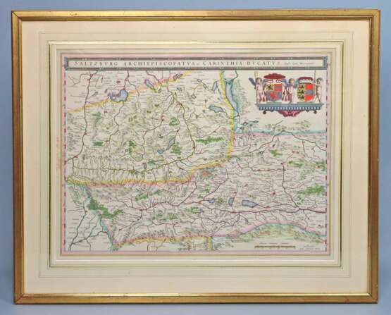 historische Kupferstich Landkarte - photo 1