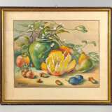 Stillleben mit Früchten und Nüssen - Schramm, K. 1947 - Foto 1