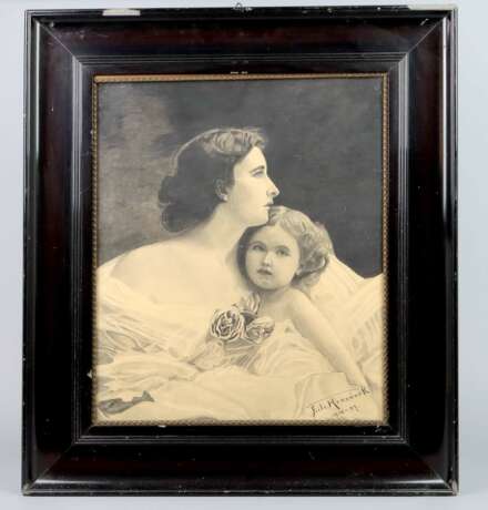Mutter mit Kind - Hrazánek , Fritz 1916/17 - фото 1
