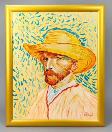 Selbstbildnis nach Vincent van Gogh - Foto 1