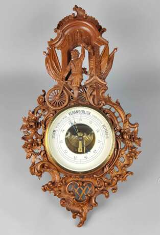 Historismus Wandbarometer um 1880 - Foto 1