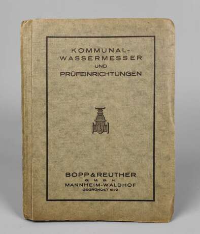 Katalog Bopp & Reuther um 1930 - Foto 1