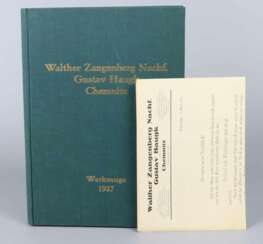 Walter Zangenberg Chemnitz - Werkzeuge 1927