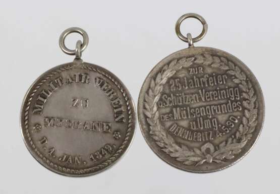2 Schützen Medaillen 1849/1930 - photo 2