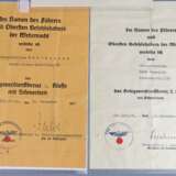 3 Verleihungs Urkunden 1941/44 - photo 2