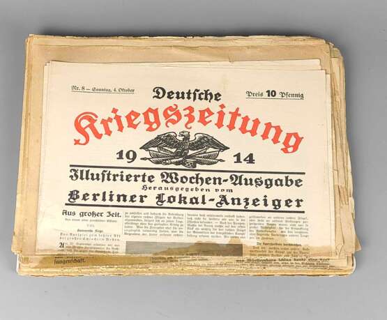 Zeitungs Konvolut 1913/14 - Foto 13