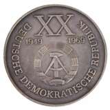 DDR Silber Medaille Wilhelm Pieck 1969 - photo 2