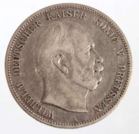 5 Mark Wilhelm I Preusen 1876 A - Foto 1
