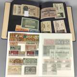 Sammlung Geldscheine u.a. in 2 Alben ab 1906 - photo 1