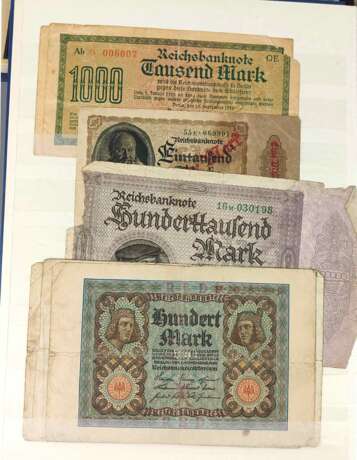 Sammlung Geldscheine u.a. in 2 Alben ab 1906 - фото 3