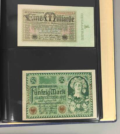 Sammlung Geldscheine u.a. in 2 Alben ab 1906 - фото 4