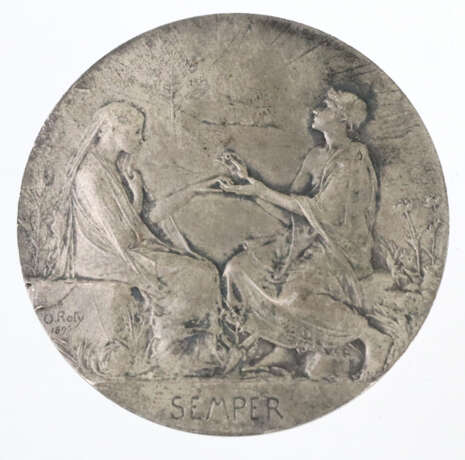 Silbermedaille Frankreich 1895 - фото 1