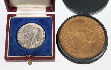 2 Medaillen Tschechoslowakei 1935/37